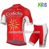 Conjunto Maillot + Culotte Corto 2017 Cofidis Pro Team Niños N001